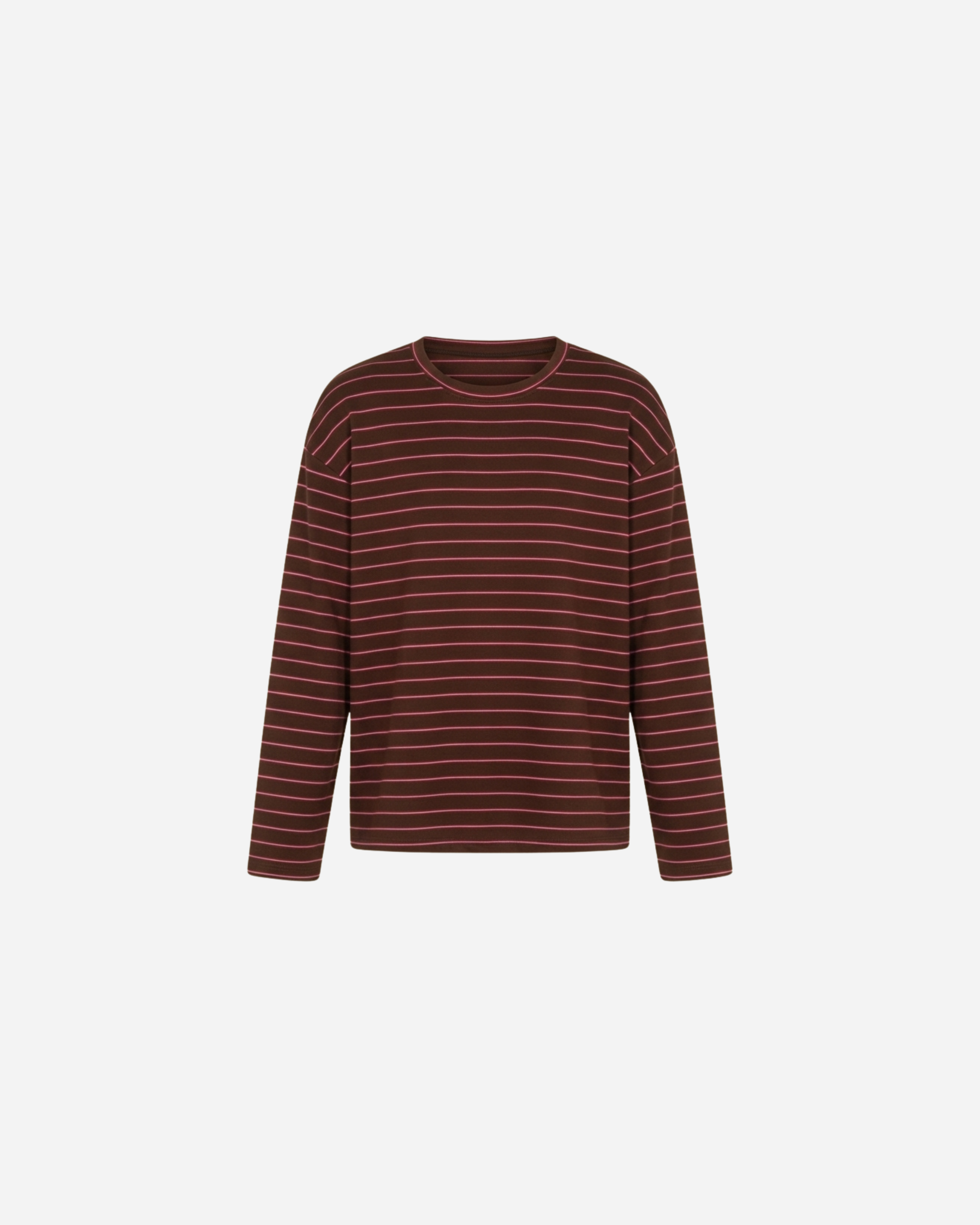 DUO STREEP TOP ESPRESSO/BORDEAUX