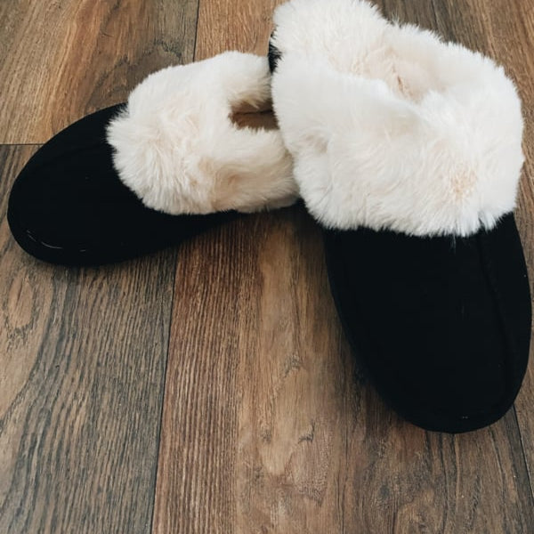 SLIPPER ARIA - SCHWARZ