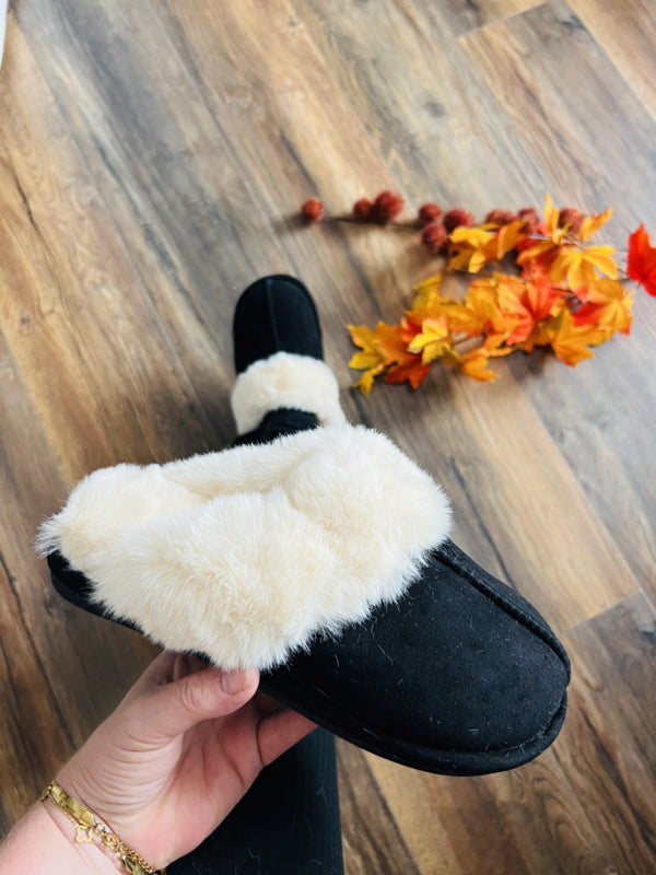 SLIPPER ARIA - SCHWARZ